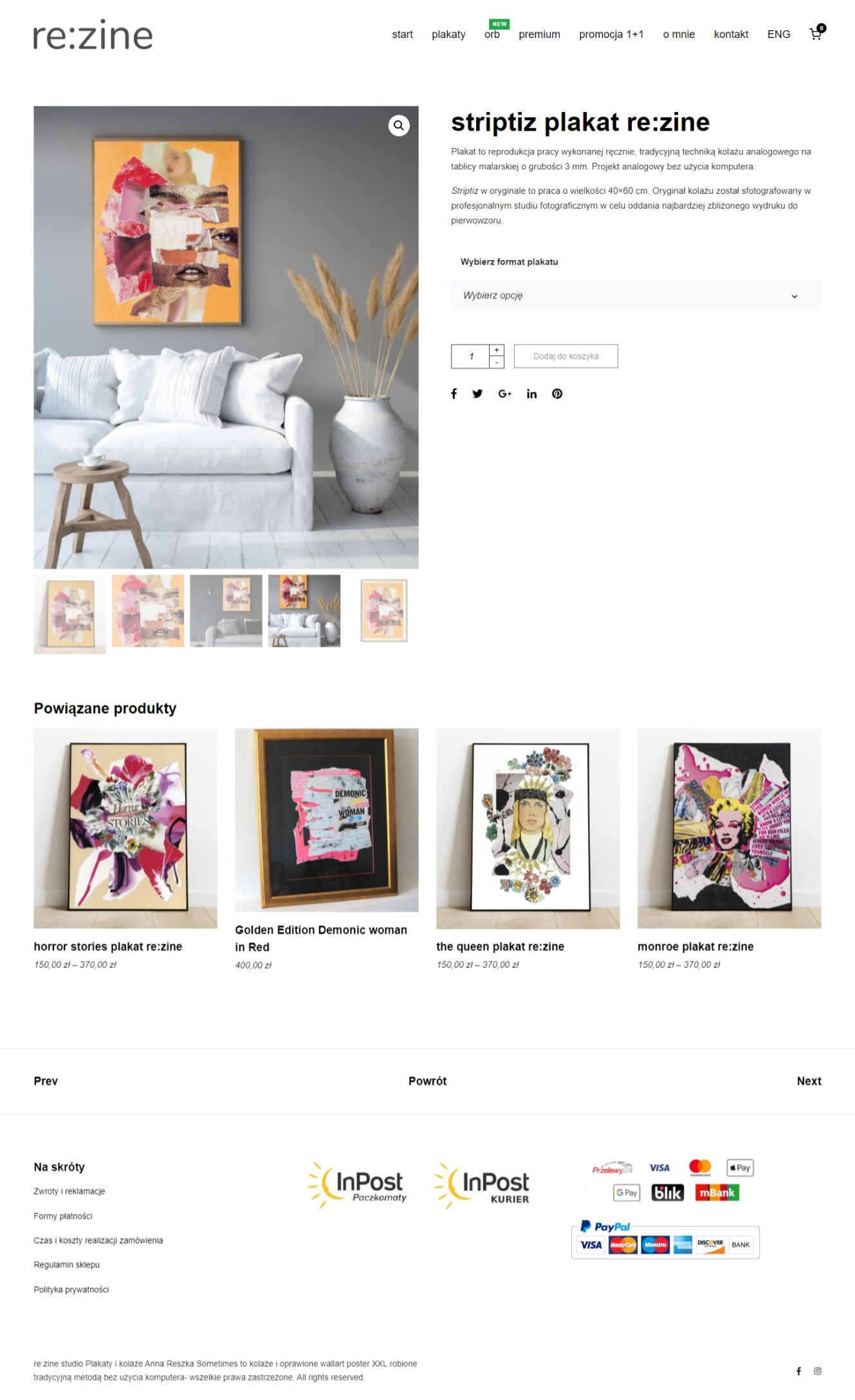 Sklep z plakatami Woocommerce na platformie Wordpress - rezine2.jpeg