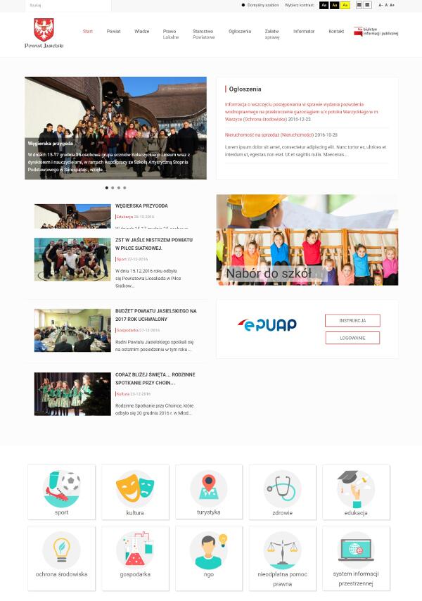 Strona urzędowa Joomla WCAG2 z serwisem dla mieszkańców Starostwa Powiatowego - 2016-12_BIP_joomla_low.jpg