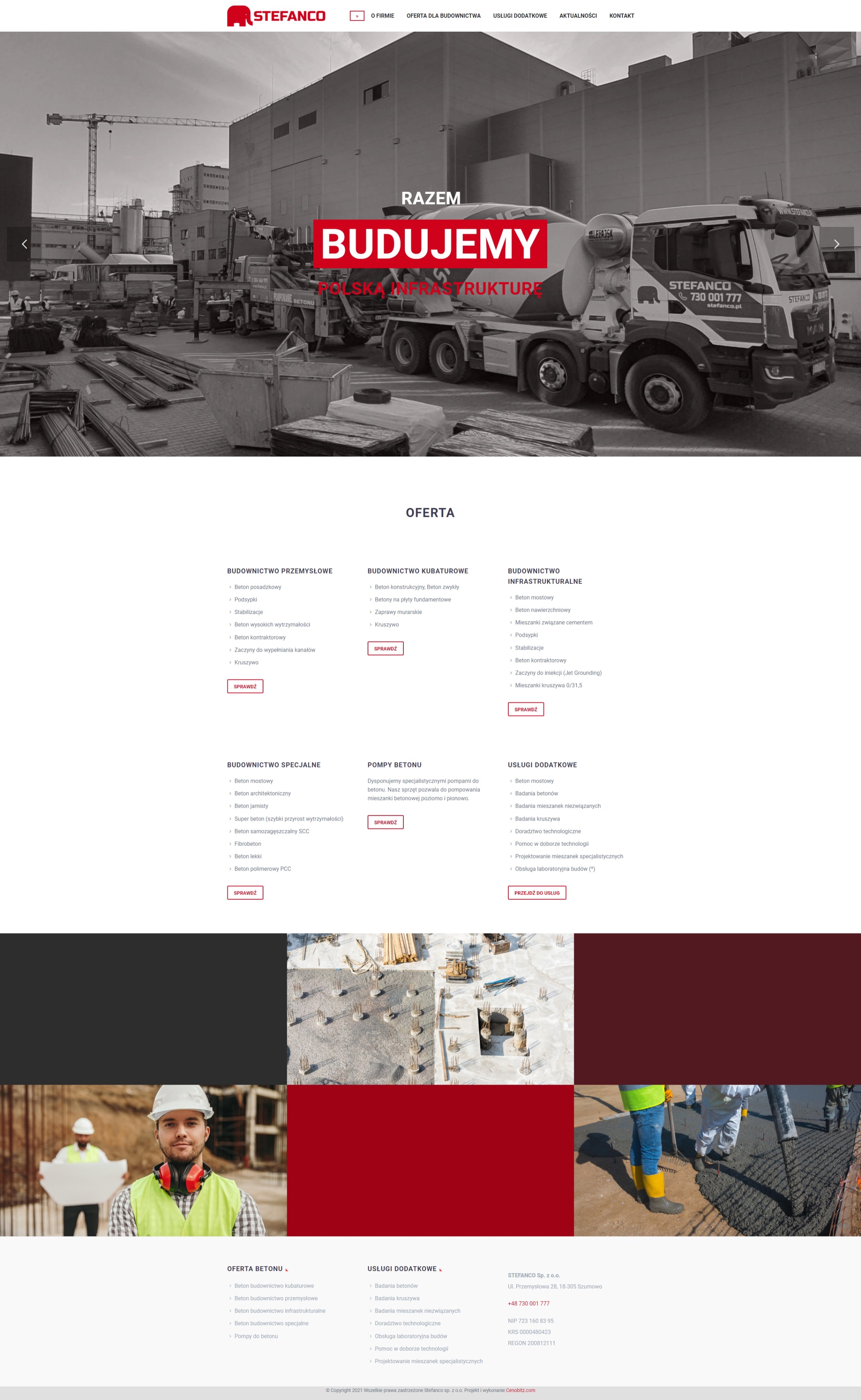 Wydajna strona internetowa Wordpress dla producenta betonu z Warszawy - stefanco2.jpeg